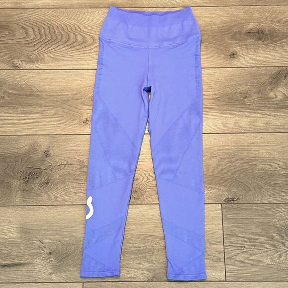 NUX X Peloton High‎ Rise Seamless Lavender Compression Leggings Size Small - Picture 1 of 10